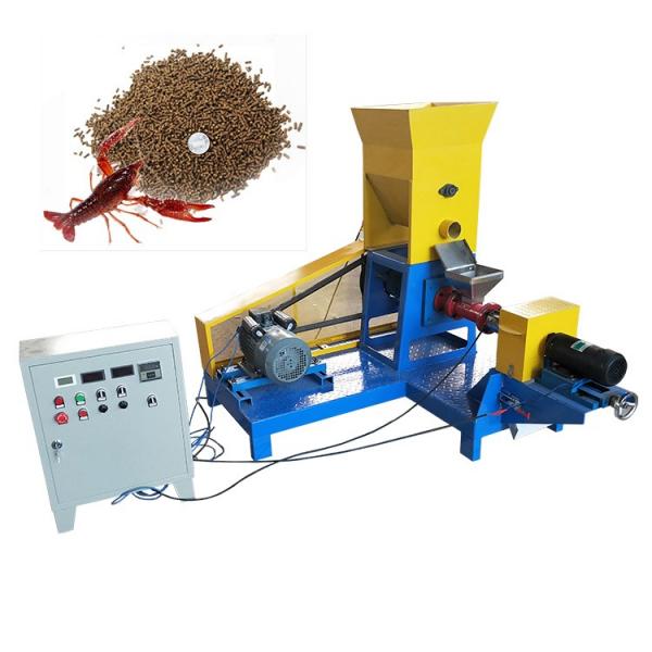 Most stable floating fish feed extruding pellet machine