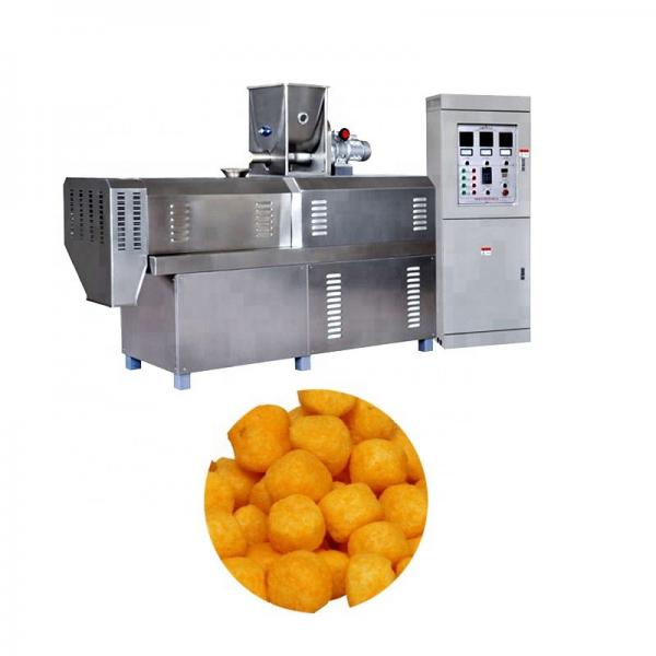 Automatic Corn Cheese Ball Snack Machinery / Cheese Puff Making Machines / Core Filled Snack Plant